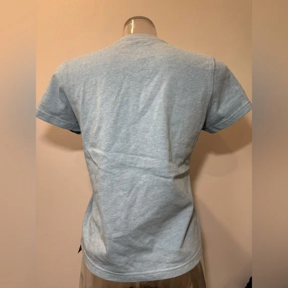 Balenciaga BB Fitted Tee in Baby Blue. Size Medium. NWT. - Picture 5 of 8